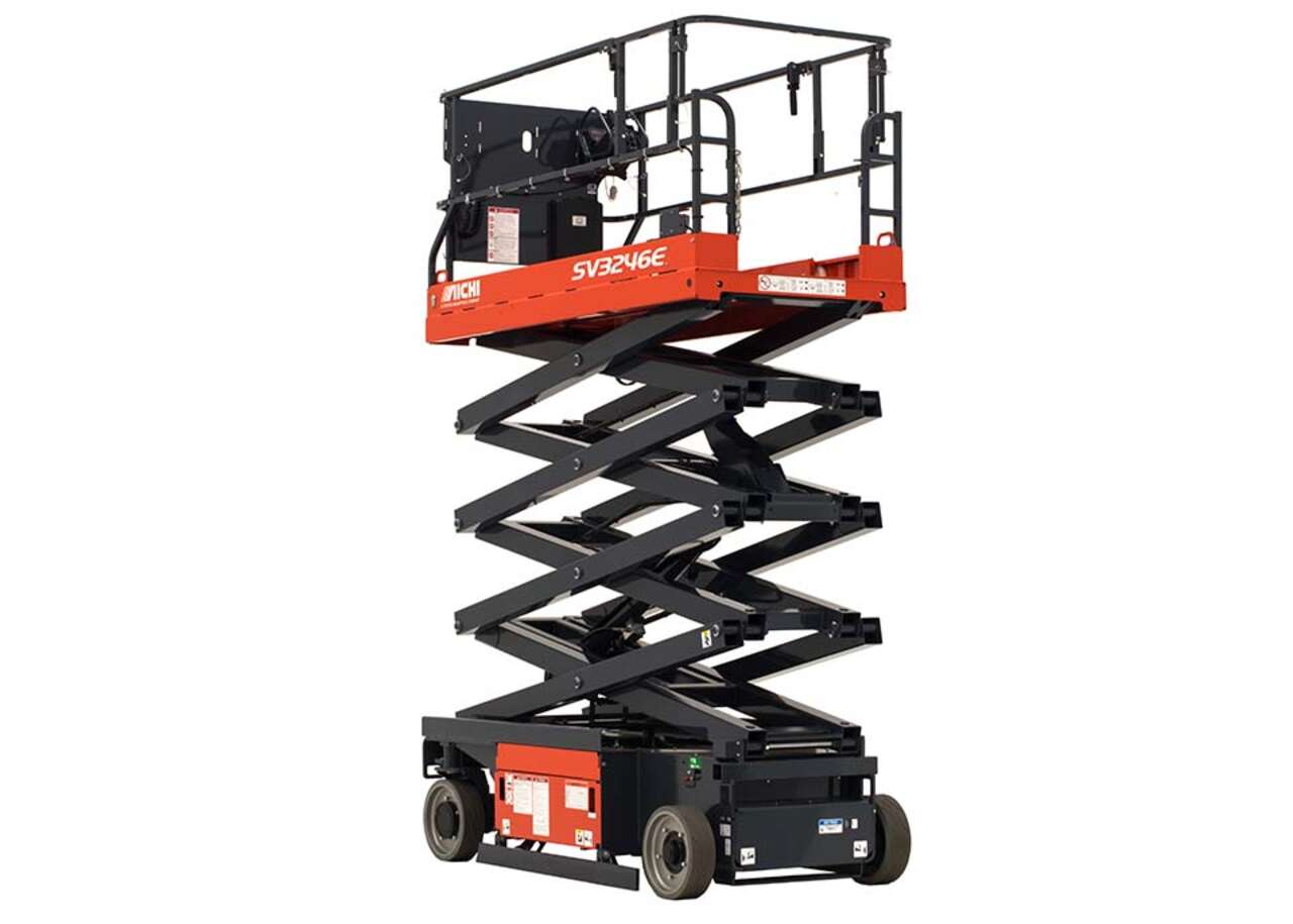 Aichi Lift Dealer Michigan Scissor Lifts Extended Third