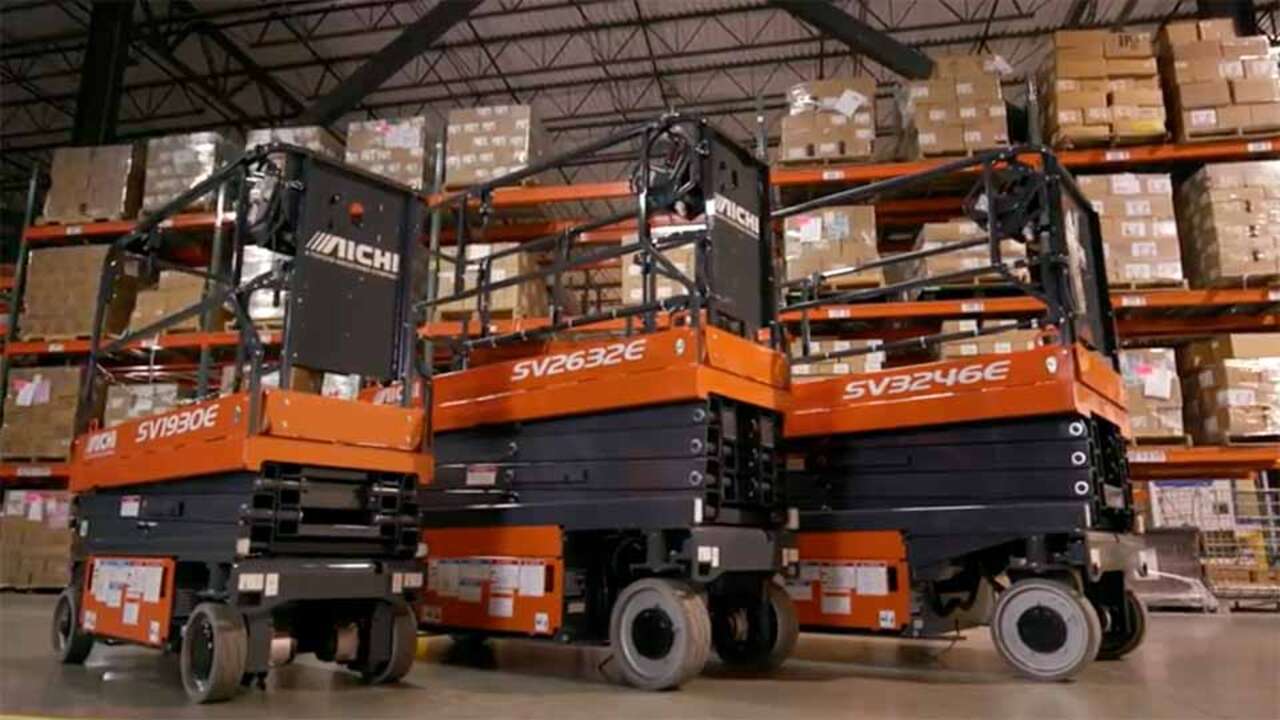 Aichi Lift Dealer Michigan Scissor Lifts Video Thumbnail