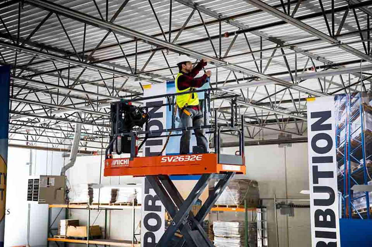 Aichi Lift Dealer Michigan Scissor Lifts Warehouse Solutions